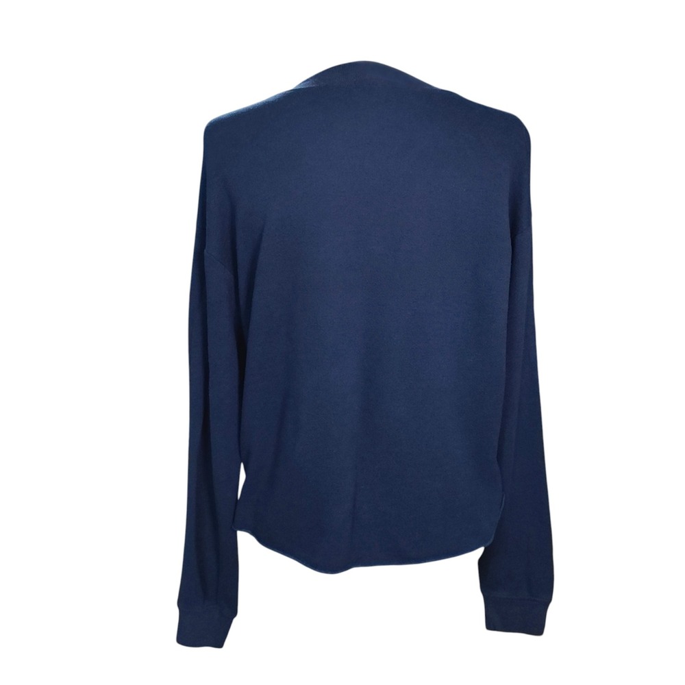 Spiritual Gangster Namaste Graphic Sweatshirt Navy Blue Gold Yoga Athleisure - M - Picture 6 of 9